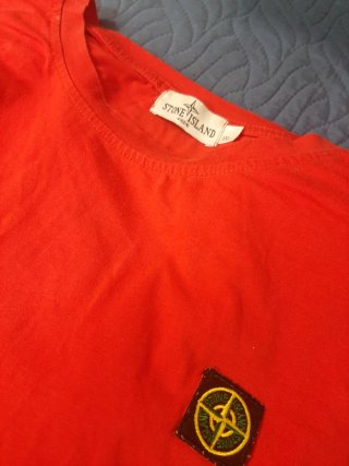 Maglietta Stone Island Rossa XXL Originale