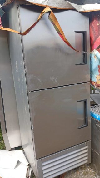 Congelador vertical acero inoxidable