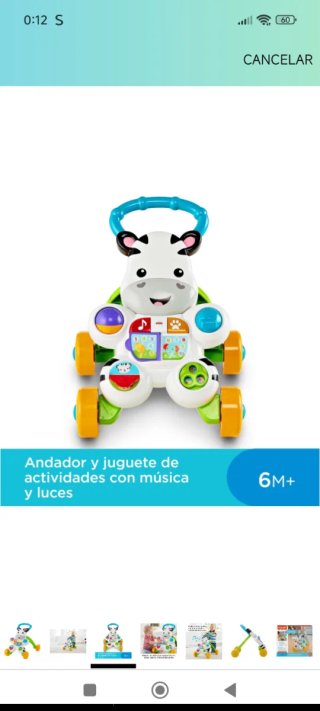 Correpasillos Cebra Fisher-Price +6 meses