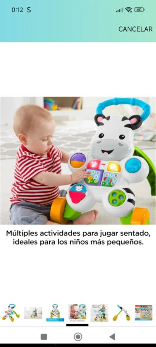 Correpasillos Cebra Fisher-Price +6 meses