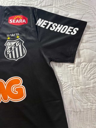Camiseta Nike Santos FC Banco BMG Negra