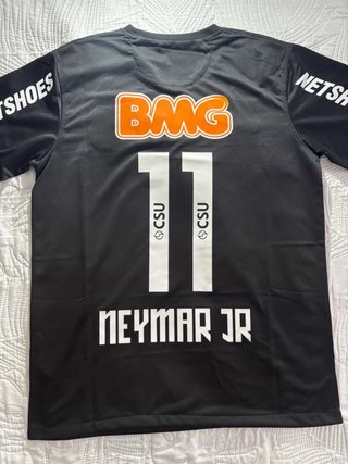 Camiseta Nike Santos FC Banco BMG Negra
