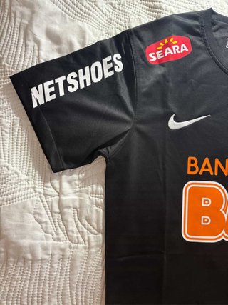 Camiseta Nike Santos FC Banco BMG Negra
