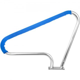 Barandilla de piscina 48x36" Barandilla de piscina de acero inoxidable 304 Capacidad de carga de 250 LBS Barandilla de piscina a prueba de óxido Barandilla de piscina humanizada con cubierta de ag...