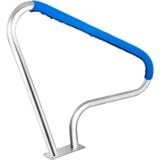 Barandilla de piscina 48x36" Barandilla de piscina de acero inoxidable 304 Capacidad de carga de 250 LBS Barandilla de piscina a prueba de óxido Barandilla de piscina humanizada con cubierta de ag...