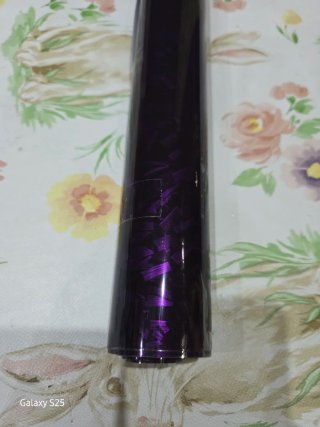 Rollo Vinilo Fibra Carbono Morado