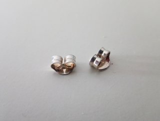 PENDIENTES PLATA DE LEY - BOLAS 6 MM - NUEVOS