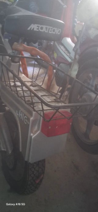 Mecatecno Moped Plata y Negro