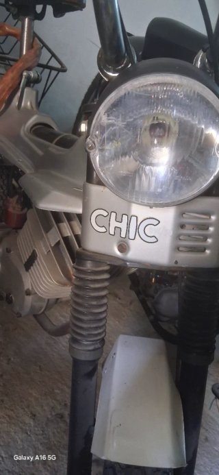 Mecatecno Moped Plata y Negro