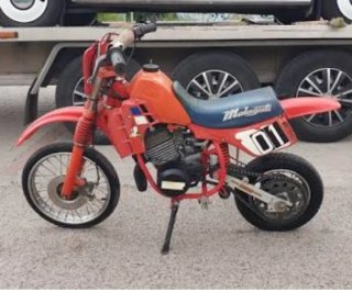 Mini Moto Cross Infantil Roja