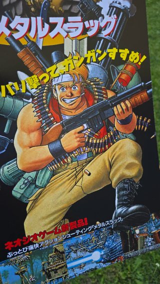 Metal Slug Neo Geo SNK Poster 70x25cm