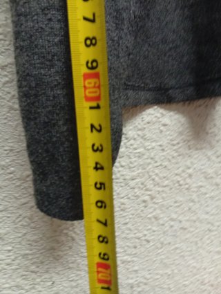 Camiseta gris cruzada espalda talla XL