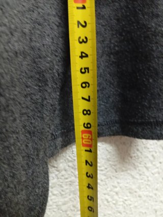 Camiseta gris cruzada espalda talla XL