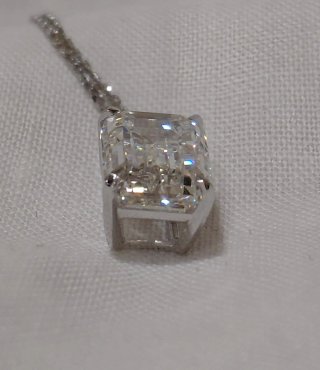 Colgante Diamante Lab Grown Oro 14k