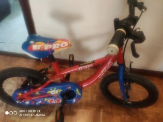 Bicicleta Infantil B-PRO Roja