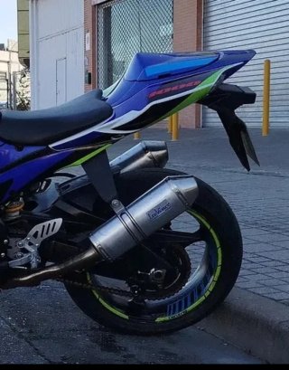 Tirantes escapes Suzuki GSXR 1000 K7