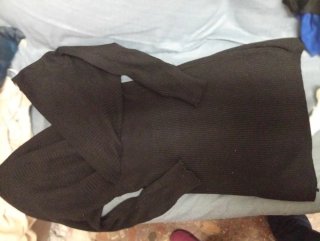Vestido negro cruzado talla 3XL