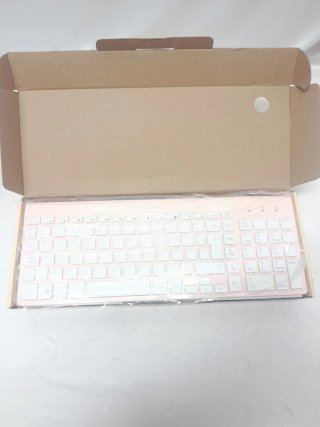 Teclado y Ratón Inalámbrico Rosa
