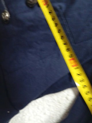 Chaqueta estilo militar azul T M