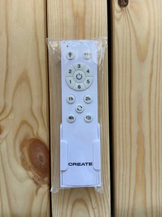 Lámpara de techo moderna con ventilador con mando