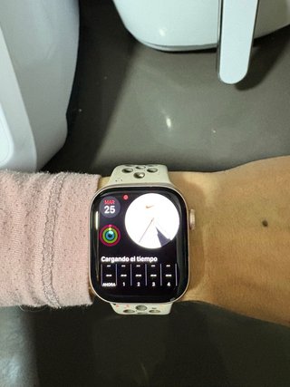 Apple Watch Series 10 Nike Rosa/Plata