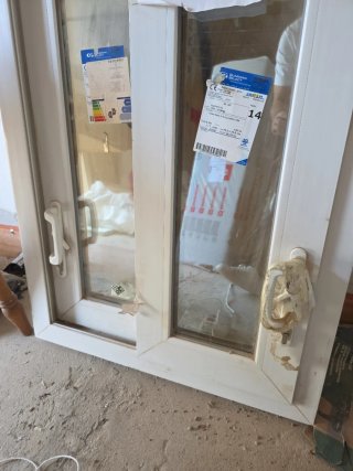Ventana PVC Corredera Cristal para sol 80x102cm