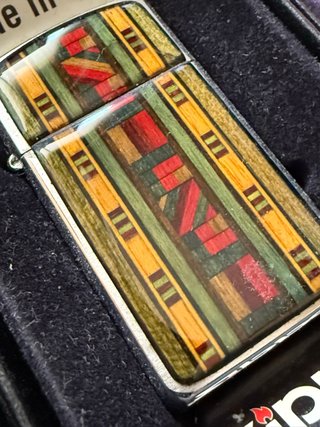 ZIPPO Marqueterie Slim - Intarsi in legno