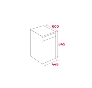 Lavavajillas Teka DFS 24650 WH Blanco 45cm