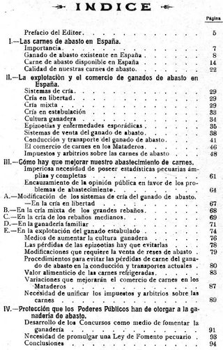 [CORUÑA AÑO 1920]. LA GANADERIA ESPAÑOLA.