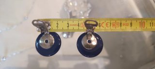 Orecchini Effebi vintage blu