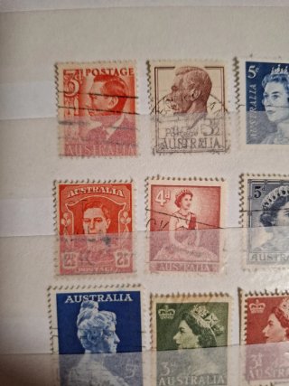 Sellos Australia Antiguos