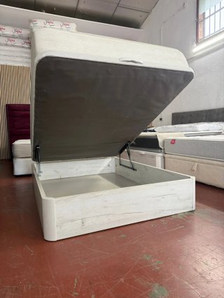 Cama Canapé Madera Blanco Ártico 135x190