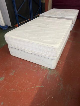 Cama Canapé Madera Blanco Ártico 135x190
