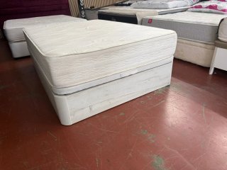 Cama Canapé Madera Blanco Ártico 135x190