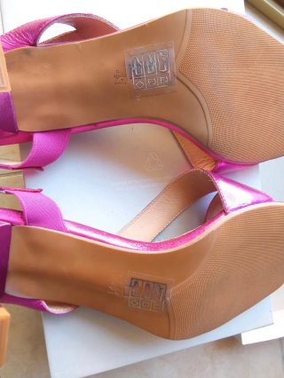 Sandali HERSUADE Pelle Fucsia Tg 41