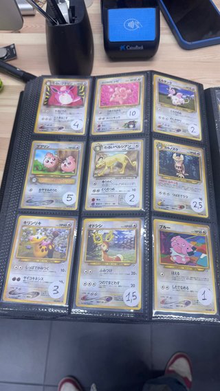 Cartas Pokémon japonesas antiguas