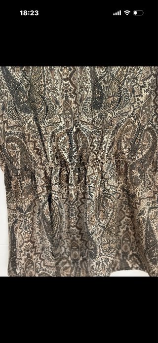 Vestido estampado paisley