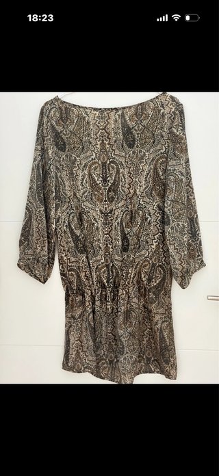 Vestido estampado paisley
