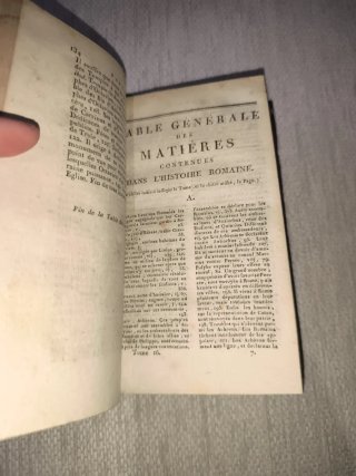 Libro antiguo (1805) Historia de Roma
