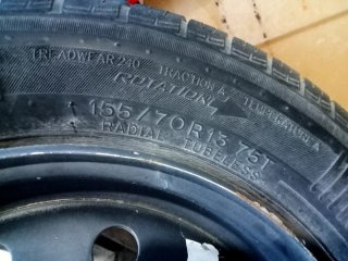 5 Llantas Citroën AX 155/70/13