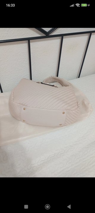 Bolso Guess Beige Tejido