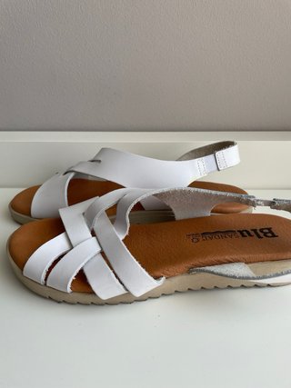 Sandali in pelle Blu Sandal Taglia 36