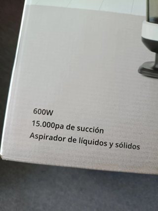 Aspirador Limpiador Tapicerías Ufesa Eden 600W