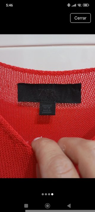 Top Zara Talla Única Nuevo