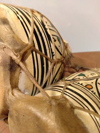 Tambor africano decorado