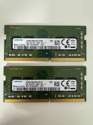 2x Samsung 8GB DDR4 RAM
