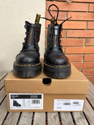 Botas Dr. Martens cremallera negras