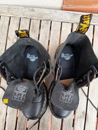 Botas Dr. Martens cremallera negras