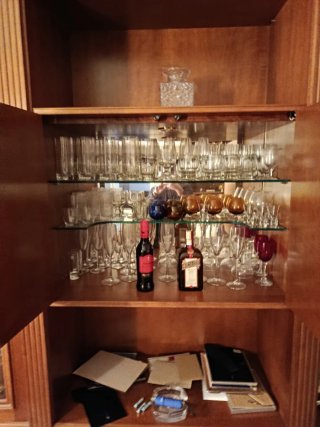 Restos de objetos de piso