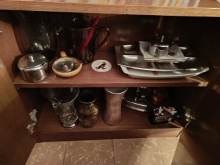 Restos de objetos de piso